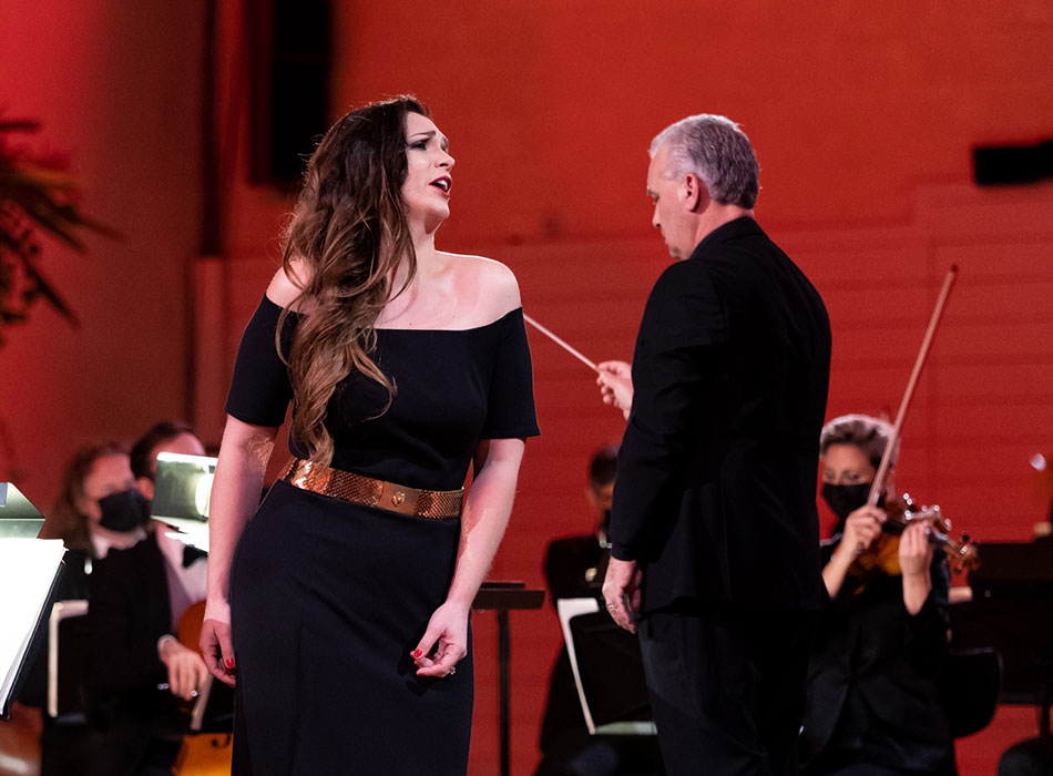 Ester Pavlů, novoroční prezidentský koncert, Valletta, Malta, 9. 1. 2022, foto: Darren Agius